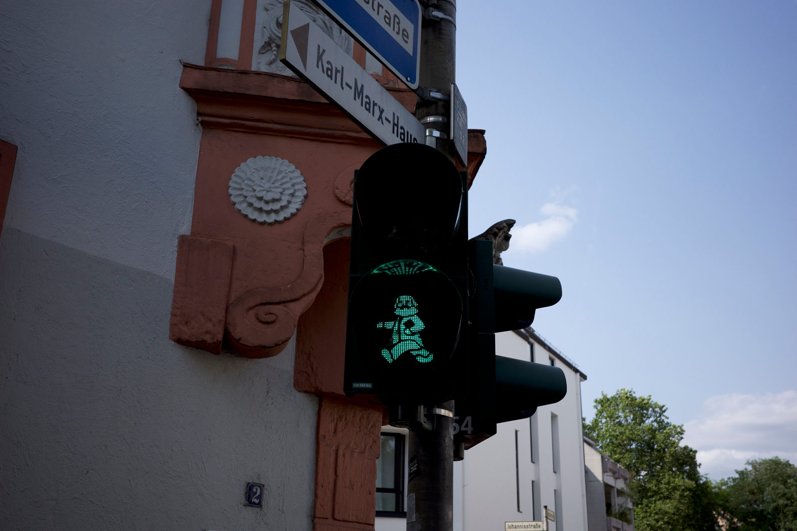 Karl Marx traffic lights