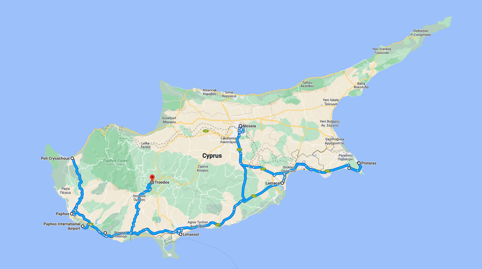 One Week Cyprus Itinerary