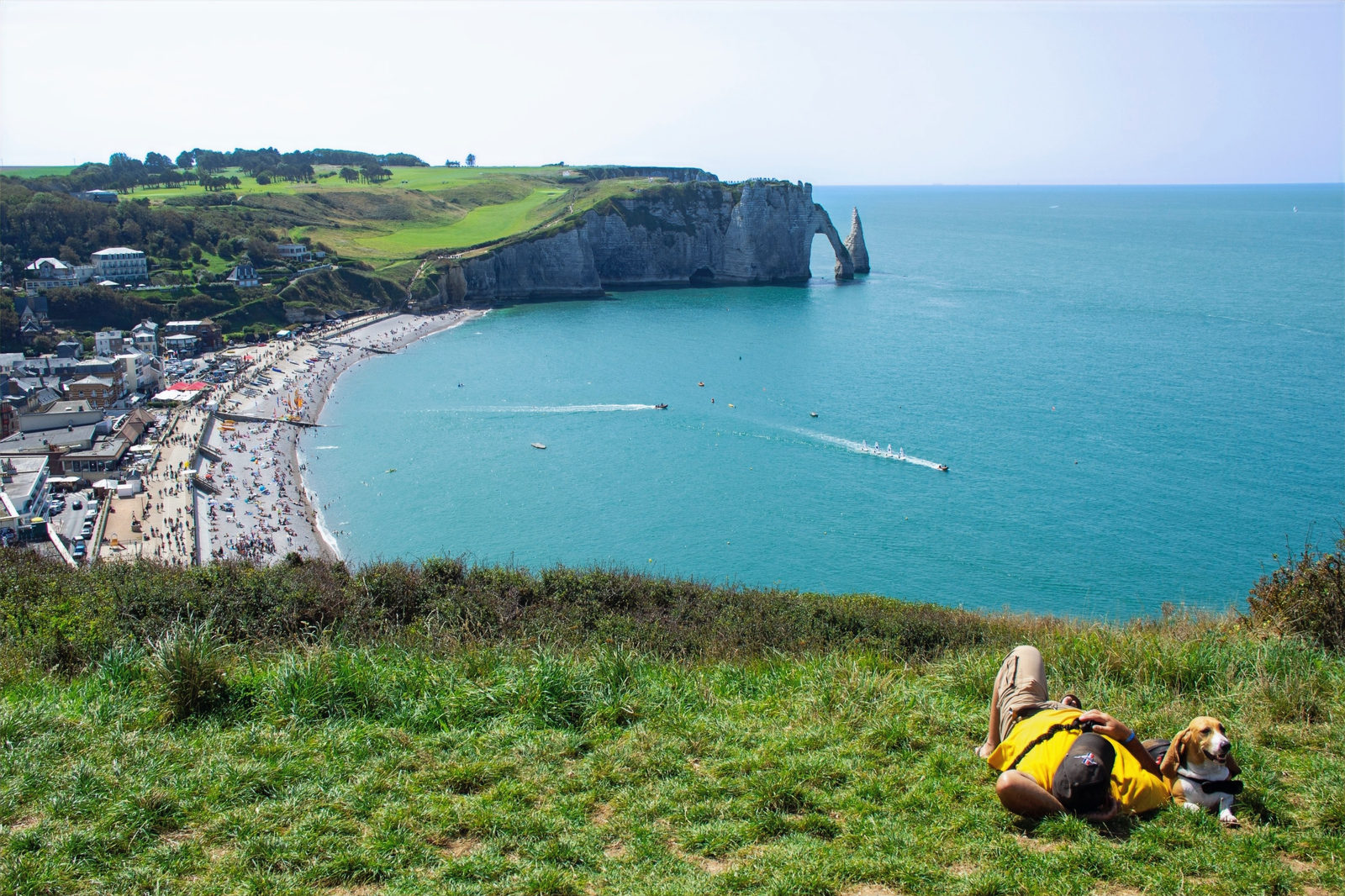 Charming view of Etretat