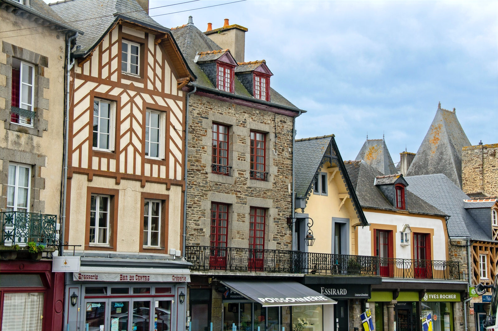 Beautiful old town of Rennes