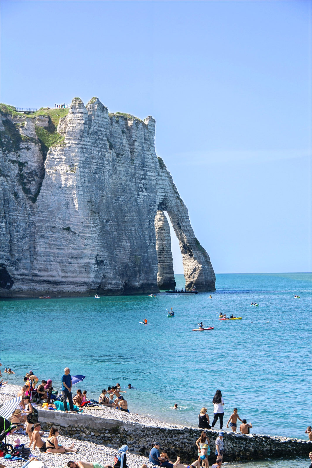 Amazing Etretat cliffs